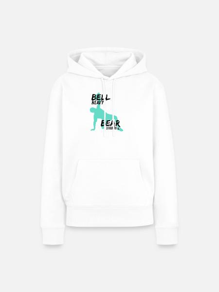 Türkis Turkish Getup Silhouette - Frauen Premium Bio Hoodie - Weiß