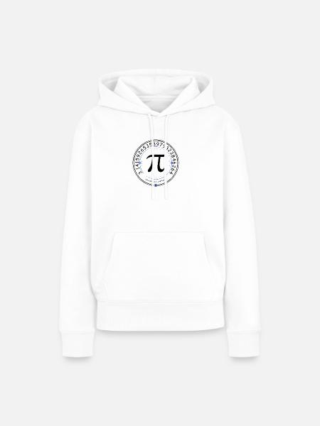 Pi im Zielkreis - Frauen Premium Bio Hoodie - Weiß