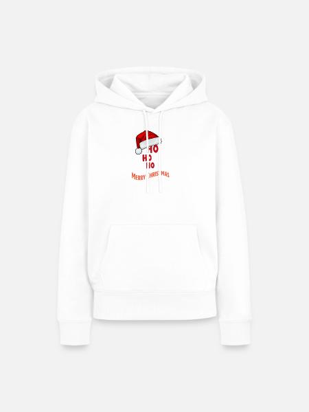 Frohe Weihnachten - Frauen Premium Bio Hoodie - Weiß