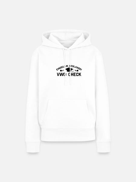 VWO check - Frauen Premium Bio Hoodie - Weiß