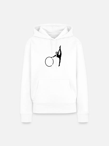 Gymnastik Mädchen - Frauen Premium Bio Hoodie - Weiß