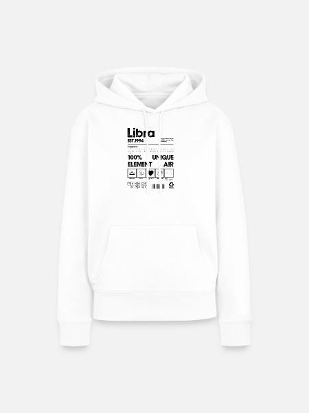 Waage 1994 - Frauen Premium Bio Hoodie - Weiß
