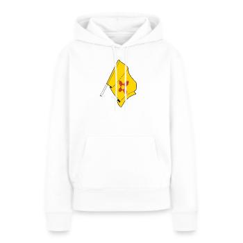 Flagge von New Mexico - Frauen Premium Bio Hoodie - Weiß - Vorne - Julia (174cm)