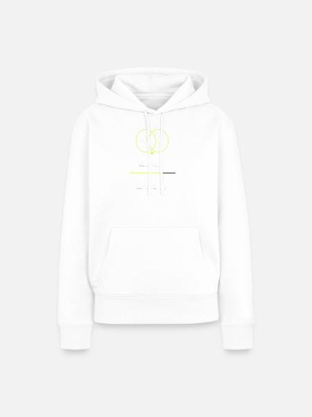 BRAIN.EXE LÄDT - Frauen Premium Bio Hoodie - Weiß