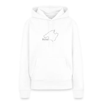 mallorca heimat auswandern - Frauen Premium Bio Hoodie - Weiß - Vorne - Julia (174cm)
