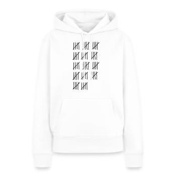 70th birthday - Women’s Premium Organic Hoodie - white - Front - Julia (174cm)