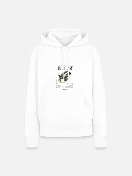 Friedefürst boulder - Frauen Premium Bio Hoodie - Weiß