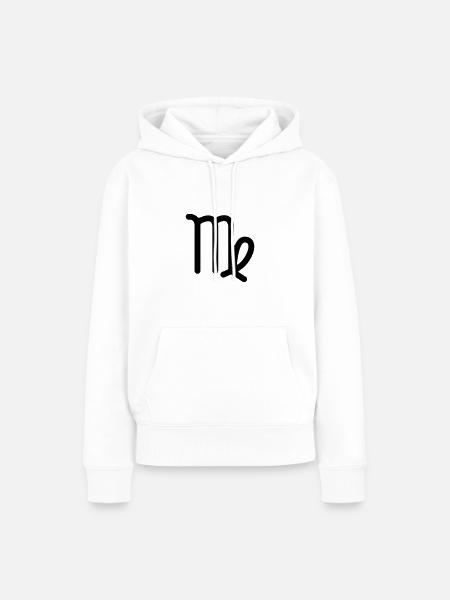 Sternzeichen Jungfrau - Frauen Premium Bio Hoodie - Weiß