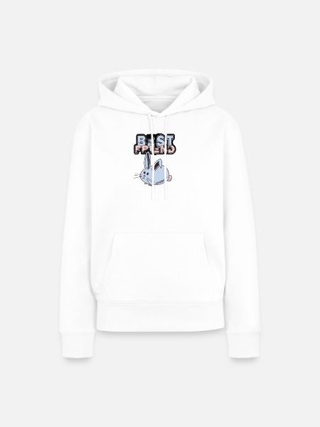 Best Friend Mouse - Frauen Premium Bio Hoodie - Weiß