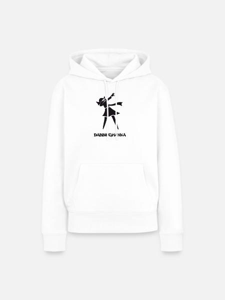 DABBING HANKA - Frauen Premium Bio Hoodie - Weiß