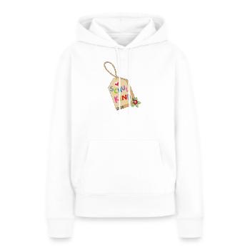 Écolier 2026 - Sweat à capuche Premium bio Femme - blanc - Devant - Julia (174cm)