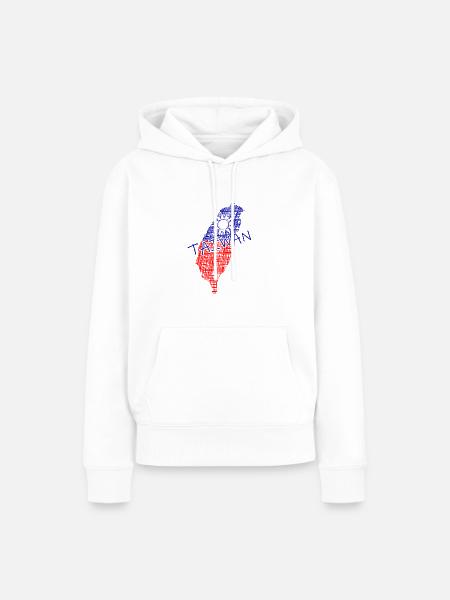 Taiwan - Frauen Premium Bio Hoodie - Weiß