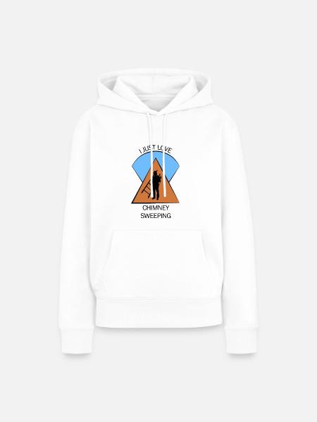 Schornsteinfeger Schlotfeger - Frauen Premium Bio Hoodie - Weiß