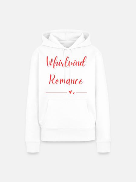 Whirlwind Romance - Frauen Premium Bio Hoodie - Weiß
