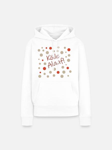 Kölle Alaaf - Frauen Premium Bio Hoodie - Weiß