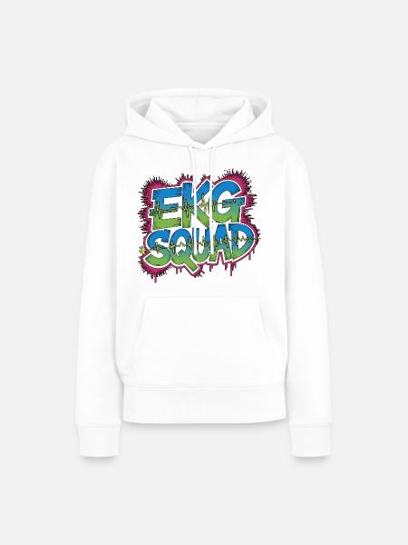 Cardiac Tech EKG Squad Pacemaker Technician - Frauen Premium Bio Hoodie - Weiß