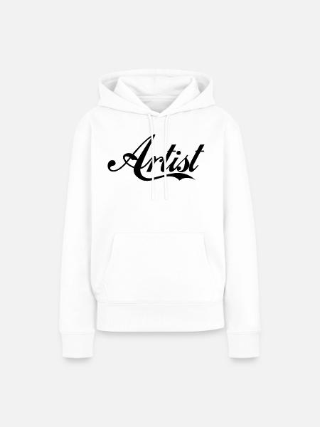 Artist Label - Frauen Premium Bio Hoodie - Weiß