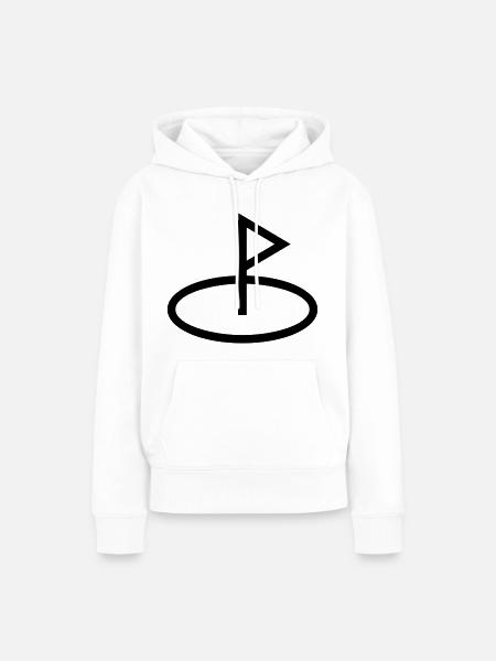 golf - Frauen Premium Bio Hoodie - Weiß