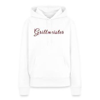 Grillmeister - Frauen Premium Bio Hoodie - Weiß - Vorne - Julia (174cm)