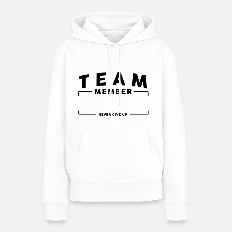 Customizable team team - Women’s Premium Organic Hoodie - white