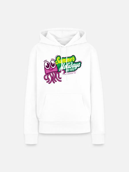 Sommerferien - Frauen Premium Bio Hoodie - Weiß