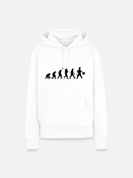Handwerker der einzig echte - DIY !! - Frauen Premium Bio Hoodie - Weiß