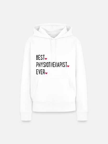 Physiotherapeut - Frauen Premium Bio Hoodie - Weiß