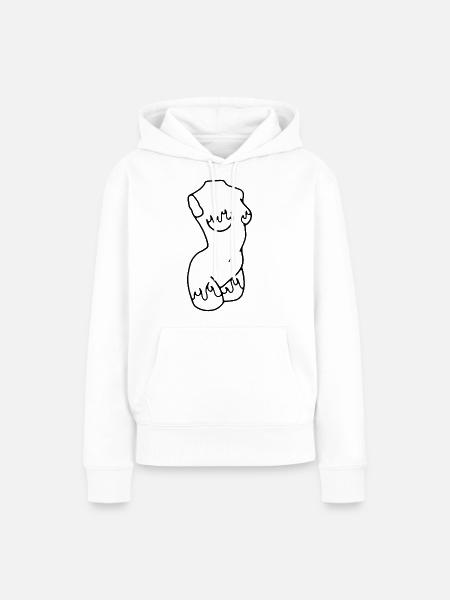 Sexy - Frauen Premium Bio Hoodie - Weiß