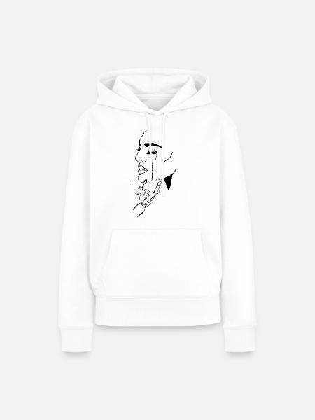 Group 1 - Frauen Premium Bio Hoodie - Weiß