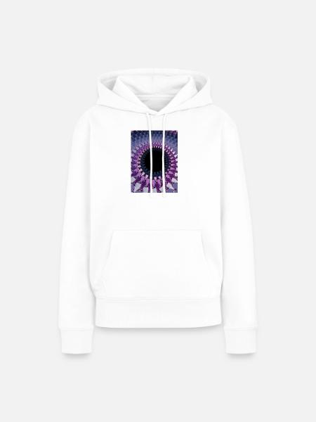 Abstrakt - Frauen Premium Bio Hoodie - Weiß