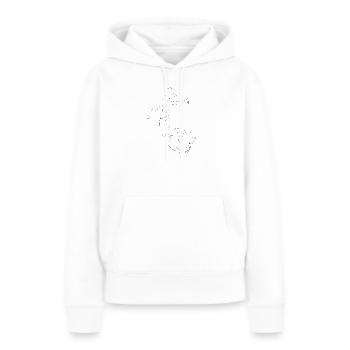Meerjungfrau Mermaid - Frauen Premium Bio Hoodie - Weiß - Vorne - Julia (174cm)