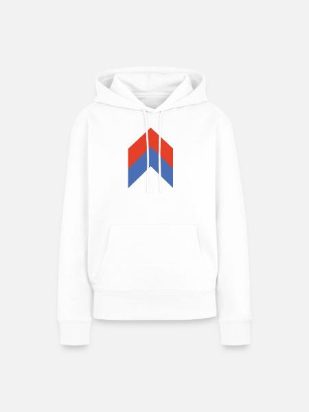 Vibrant energy - Frauen Premium Bio Hoodie - Weiß