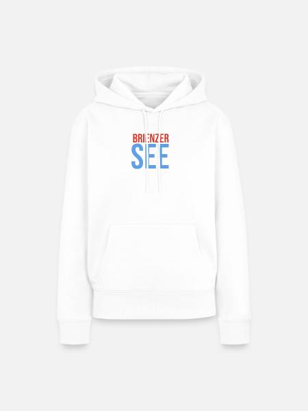 Brienzersee Souvenir - Frauen Premium Bio Hoodie - Weiß