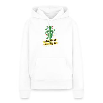 T-shirt cactus love quills valentines gift - Women’s Premium Organic Hoodie - white - Front - Julia (174cm)