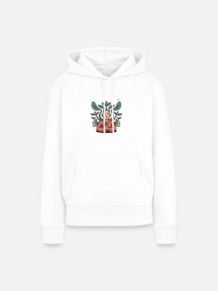 Qigong Tai Chi - Frauen Premium Bio Hoodie - Weiß