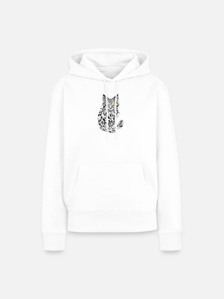 Slate Shadow - Frauen Premium Bio Hoodie - Weiß
