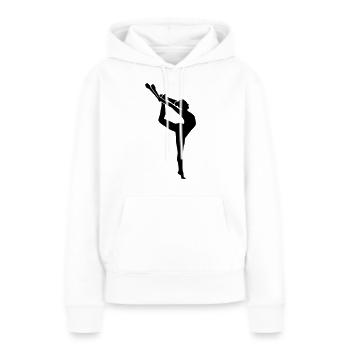 Gymnastik - Frauen Premium Bio Hoodie - Weiß - Vorne - Julia (174cm)