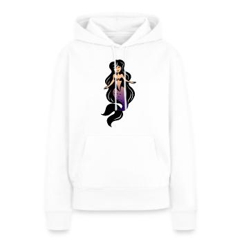 Sirene - Frauen Premium Bio Hoodie - Weiß - Vorne - Julia (174cm)