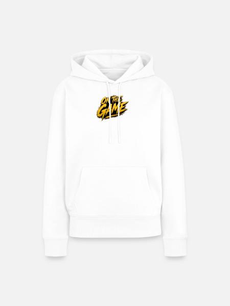 Im Spiel Brush Splash - Frauen Premium Bio Hoodie - Weiß