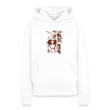 UdSSR Sowjetunion Lenin Geschenk Putin - Frauen Premium Bio Hoodie - Weiß - Vorne - Julia (174cm)