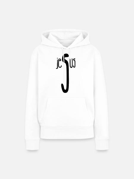 Jesus / Christentum / Katholisch - Frauen Premium Bio Hoodie - Weiß