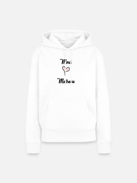 GELIEBTE - Frauen Premium Bio Hoodie - Weiß