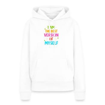 Selbstvertrauen Stärkung Grafik T-Shirt - Frauen Premium Bio Hoodie - Weiß - Vorne - Julia (174cm)