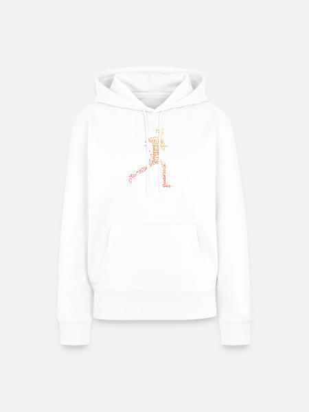 Geschenkidee für einen Running mit Running - Frauen Premium Bio Hoodie - Weiß
