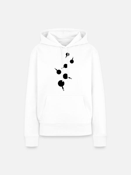 Pfanne Küche Chef - Frauen Premium Bio Hoodie - Weiß