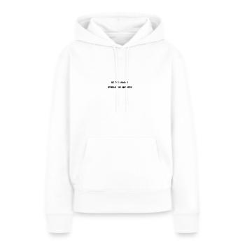 Be the change spread the kindness - Women’s Premium Organic Hoodie - white - Front - Julia (174cm)