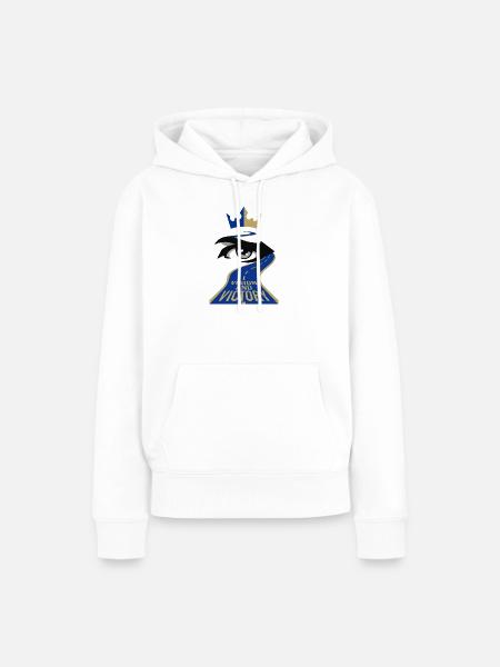 Vision und Sieg - Frauen Premium Bio Hoodie - Weiß