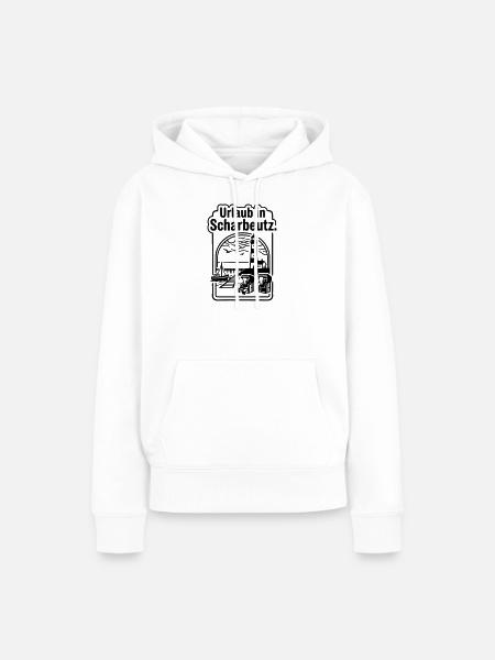 Scharbeutz Urlaub - Frauen Premium Bio Hoodie - Weiß