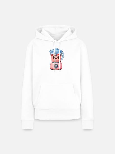 Smoothie Mixer - Frauen Premium Bio Hoodie - Weiß
