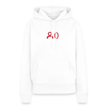 TwitchZeroViewers - Frauen Premium Bio Hoodie - Weiß - Vorne - Julia (174cm)